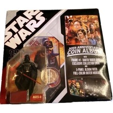 Star Wars 30th Anniversary Darth Vader Figure  Exclusive Coin Album  NIB