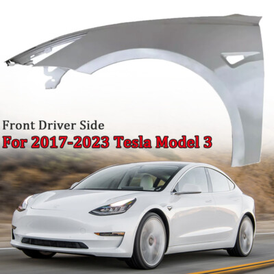 Fender For 2017-2023 Tesla Model 3 Front Left Driver Side Primed Steel TA1240100