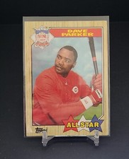 Dave Parker 1987 Topps Baseball #600 All Star  Cincinnati Reds 