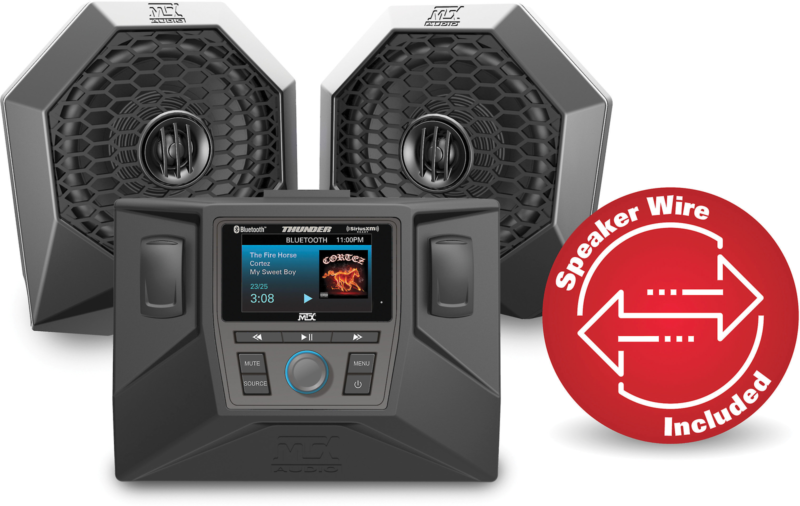 Мультимедийный ресивер MTX RZRSYSTEM1 и фронтальные динамики 77590₽