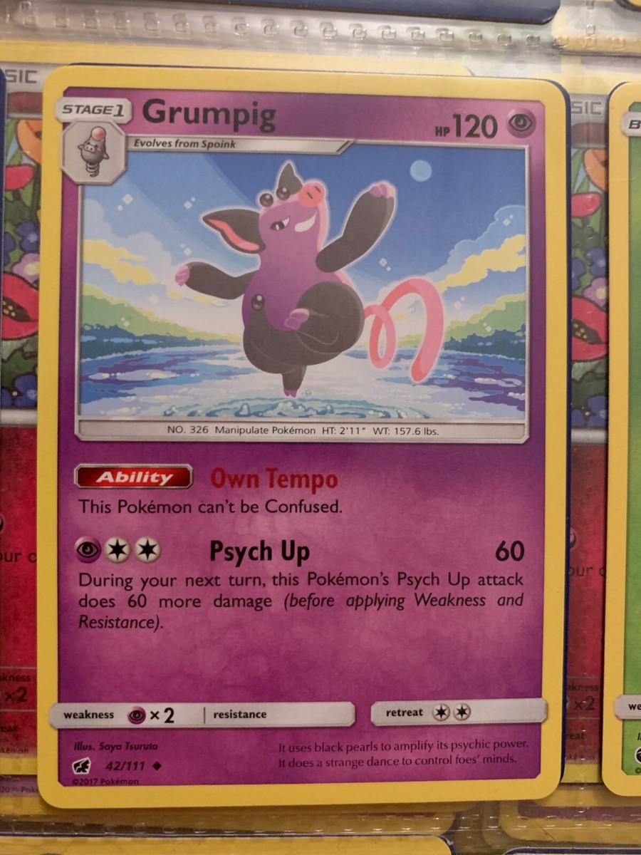 grumpig pokemon card value (32/107) (Stamped) [EX: Deoxys] – Galaxy Games LLC Pokémon Hit Points130 HP Form Pokemon Grumpig 7