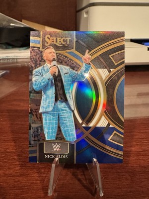 NICK ALDIS 2024 PANINI SELECT WWE /399 PREMIER BLACK & BLUE PRIZM