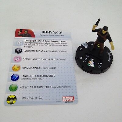 Marvel Heroclix Nick Fury Agent of S.H.I.E.L.D 008b Jimmy Woo Variant