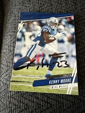 Kenny Moore Colts Signed Trading Card Autographed