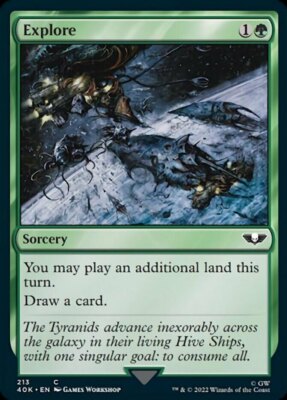 4x Explore NM-Mint, English Commander: Universes Beyond: Warhammer 40,000 MTG Ma
