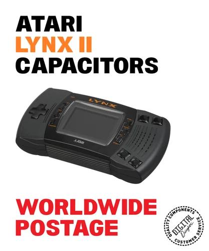 Atari Lynx Model 2 Replacement Capacitors / Complete 20 x Cap Kit / Repair Kit