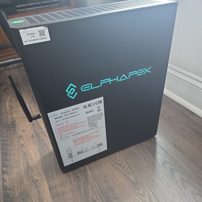 ElphaPex DG Home 1 2100MH/s 630W LTC/Doge Scrypt Miner