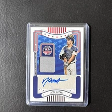 JACOB COZART AUTO PATCH 2024 STARS & STRIPES #SM-JC COLLEGIATE NATIONAL TEAM