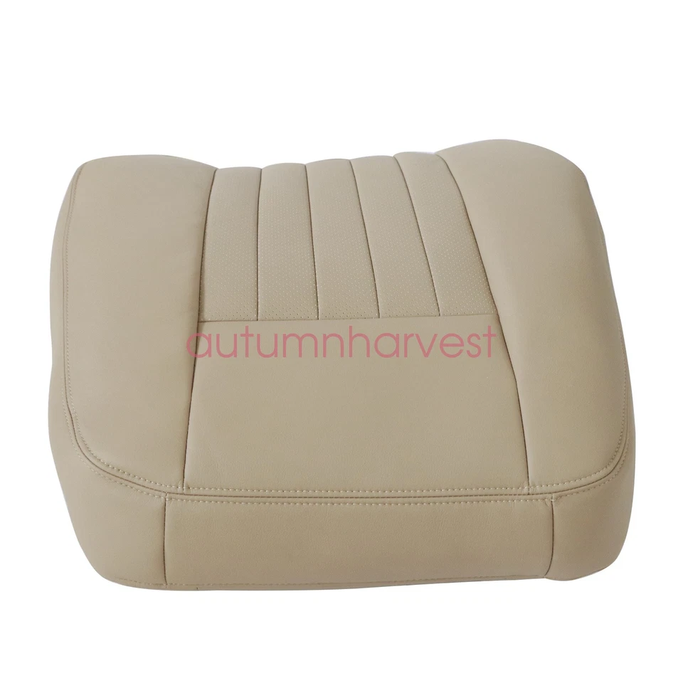 Cubierta de asiento de cuero tostado para Lincoln Navigator 2003-06 ambos lados superior/inferior Foto 4 de 4