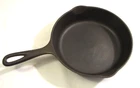 Vintage Wagner Ware Sidney -O- No. 5 Cast Iron Skillet 1055E 8” FLAT! USA