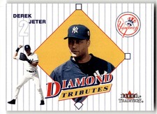 2001 Fleer Tradition Derek Jeter Diamond Tributes #26 DT
