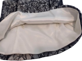 Ann Taylor Satin Lace Overlay Corset Top Size 8 Beaded Goth Regencycore 