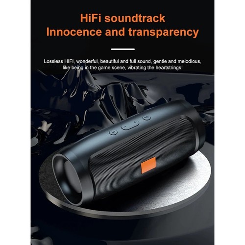 Bluetooth Speaker Dual Speaker Stereo Outdoor Tf Usb Playback Fm Voice7621 - Imagen 7 de 7