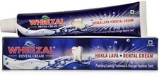 Wheezal Hekla Lava Dental Cream Toothpaste Pack of 3  300g Herbal Oral Care