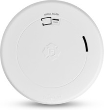 10- Sealed Battery Smoke Alarm with Slim Profile Design, 1-Pack