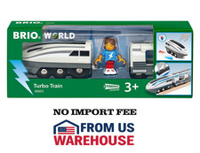 BRIO World 36003 Turbo Train Electric Railway Toy with Speed Boost 3 