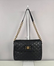 Marc Jacobs Single XL Quilted Lambskin Leather Chain Shoulder Bag Authentic Y2K