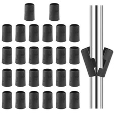 Bonsicoky 52 Pack Wire Shelving Shelf Lock Clips for 3/4" 3/4 Inch, Black