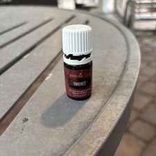 Young living Thieves Essential Oil Blend In 5 Ml Bottle Opened Half Full
