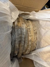 Karavella 10 pack, 10-12 Inch Natural Wood Slabs, Large Wood Slices, Centerpiece