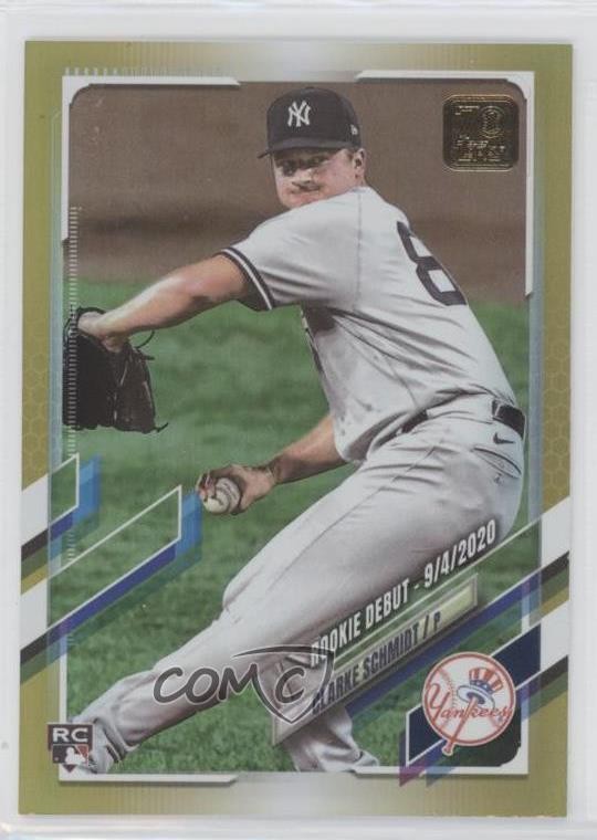 2021 Topps Update Rookie Debut Gold Foil Clarke Schmidt #US2 Rookie RC 0hw6