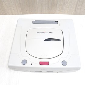Sega Saturn console Japan White bundle with 5 Games & 2 controllers tested