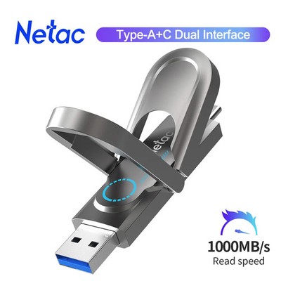 Netac USB Solid State Pen Drive 256GB 512GB 1TB USB 3.2 Gen2 Flash Drive US9 Pen