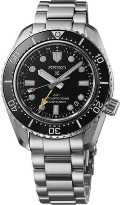 *BRAND NEW* Seiko Prospex Heritage GMT Black Dial Automatic Men's Watch SPB383