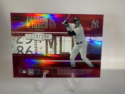 Donruss Elite Passing The Torch  Babe Ruth & Alex Rodriguez  128/250 Red