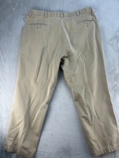 Dockers Mens Khaki Straight Fit Workday Smart 360 Flex Pants 40X29 Beige