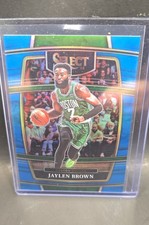 2021-22 Panini Select - Concourse Jaylen Brown #67 Light Blue Prizm /299
