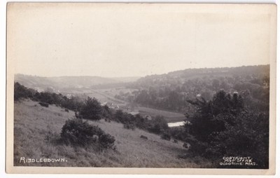 Riddlesdown Surrey Pub Postamt Godstone Road RPPC Postkarte Kenley Purley UK