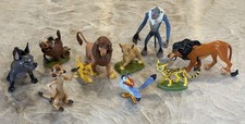 10 Pc Lot PVC Figures Disney Lion King Rafiki Mufasa Timon Scar Nice Play Set