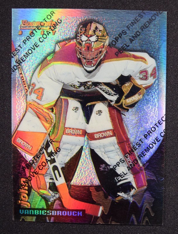 John Vanbiesbrouck 1994-95 Topps Finest Bowman's Best Veterans Refractor #8