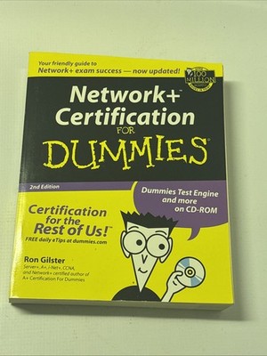 Network+ Certification For Dummies 2nd Ed Exam Prep with CD-ROM 2002 Windows XP