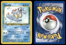 Totodile 80 HEAVILY PLAYED Neo Genesis 111 Pokemon Unlimited on eBay