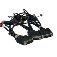 Lot of 3 — Safety Vision SV-4100AVCBL A/V Breakout Cable for SVR-4100 DVR — NOS