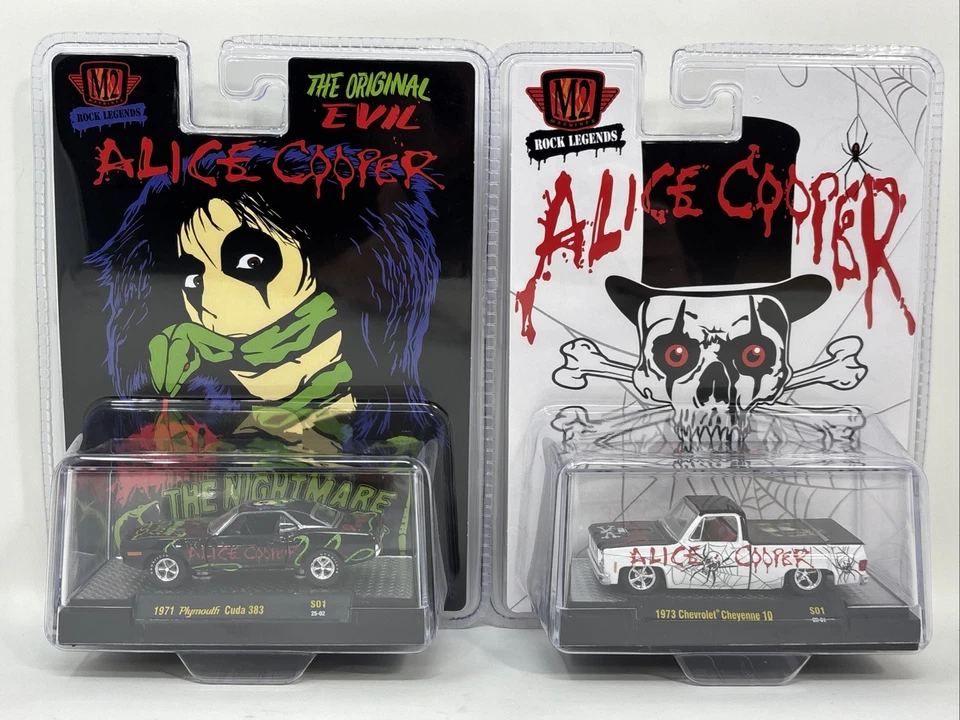 Máquinas M2 CURTAIN CALL ALICE COOPER SERIE 1 Lote de dos coches en mano edición limitada Foto 2 de 4