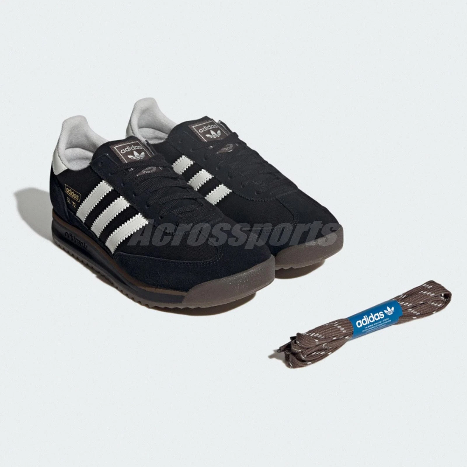 adidas Originals SL 72 RS Core Black Cloud White Gum Men Casual Shoes JR8771
