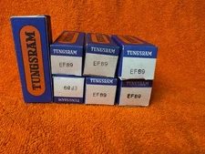 Tungsram EF89 Tubes NOS NIB Price is for ONE tube.