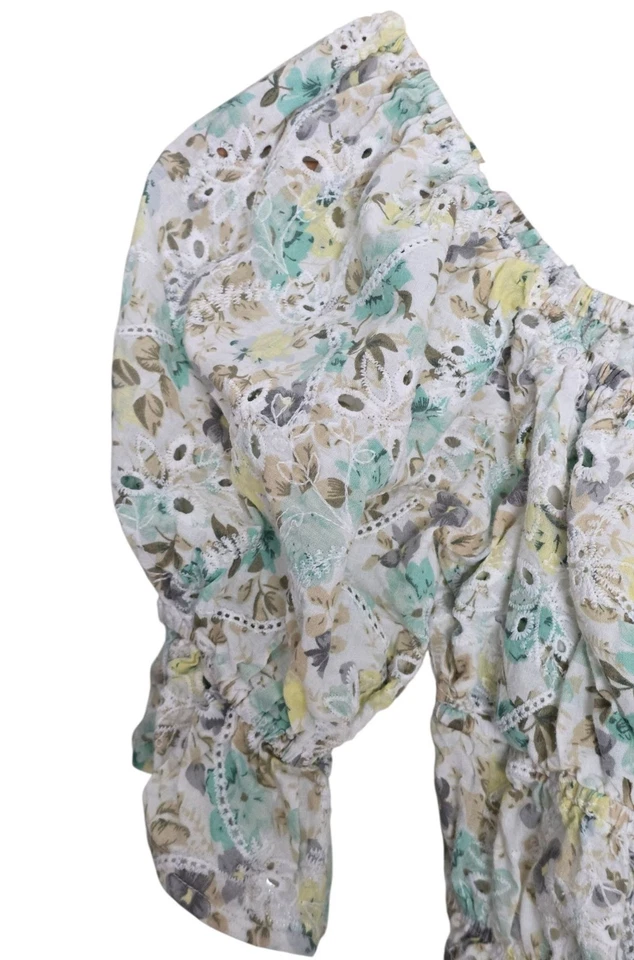 Top floral con ojales Irwin MINKPINK para mujer, talla pequeña Foto 4 de 4