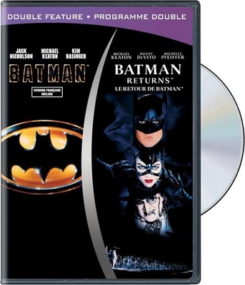 Batman + Batman Returns  - New Double Feature DVD -  Keaton , Jack Nicholson