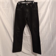 Vintage Levis 517 Jeans Mens 31x32 Black Denim Y2K Boot Cut Cowboy Fits 31x34 