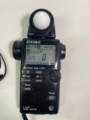 SEKONIC L-508 Zoom Master Light Meter Spot Finder for Film Digital Camera