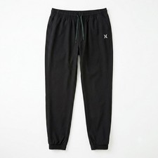 Hurley Performance Stretch Nylon Joggers Pants Black Activewear Boys 14 16