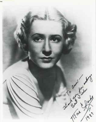 Mae Clarke   Signed B&W Photograph