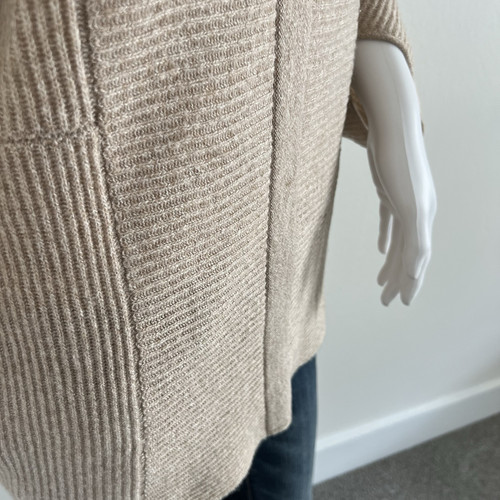 J McLaughlin Women's Cocoon Sweater Size XS S 100% Cashmere Cowl Neck Beige - Picture 5 of 9