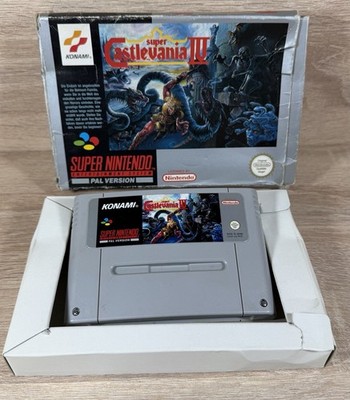  Nintendo Super Nintendo Videospiel SNES  Super Castlevania IV Konami 