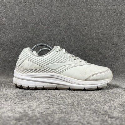 Brooks Addiction Walker 2 Womens Size 11 White Slip Resistant Walking Shoes Used