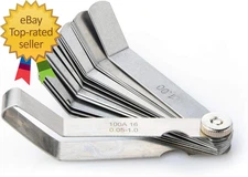 1 PCS 100A16 0.05 1Mm Thickness Curved Steel Gapped Metric Filler Feeler Gauge T